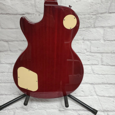 Epiphone Les Paul Classic Quilt Top Trans Red