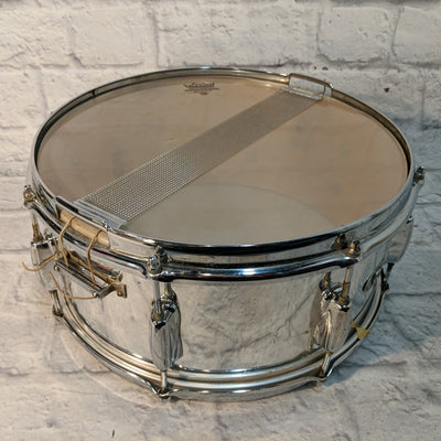 Late 70s Early 80s Slingerland Chrome Snare Drum
