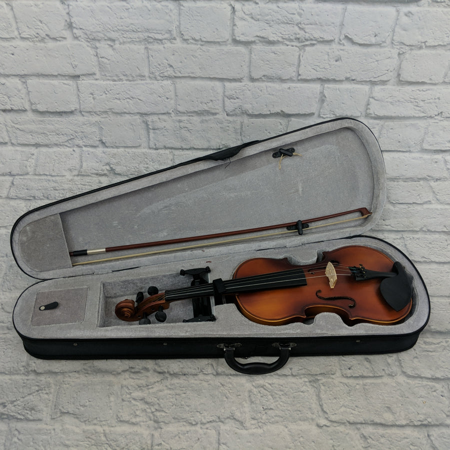 Mendini by Cecilio Full Size 4/4 Violin, Bow & Original Case in Great Ready to Play Condition