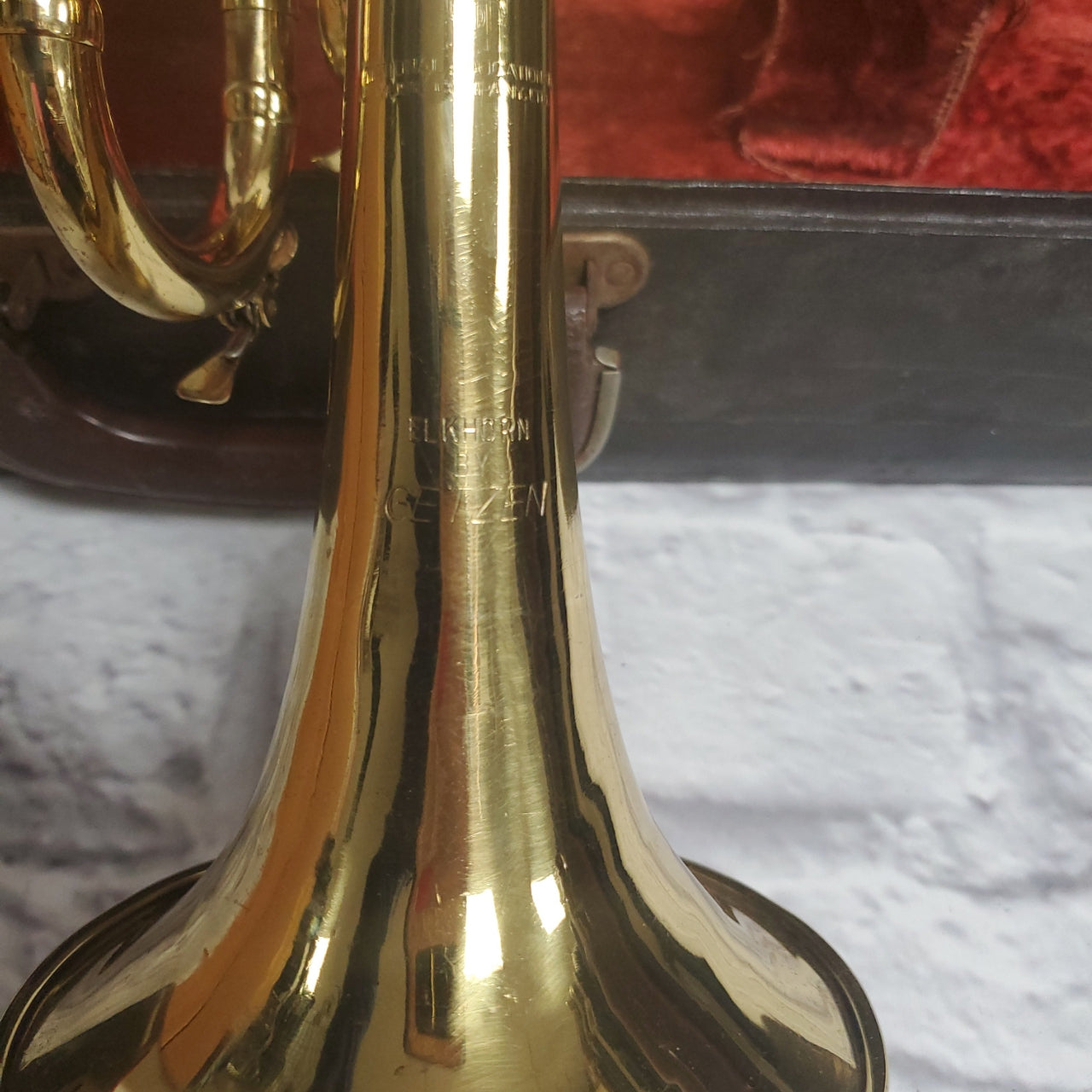 Vintage Elkhorn by Getzen Model 201 Trumpet 50s w/ Case