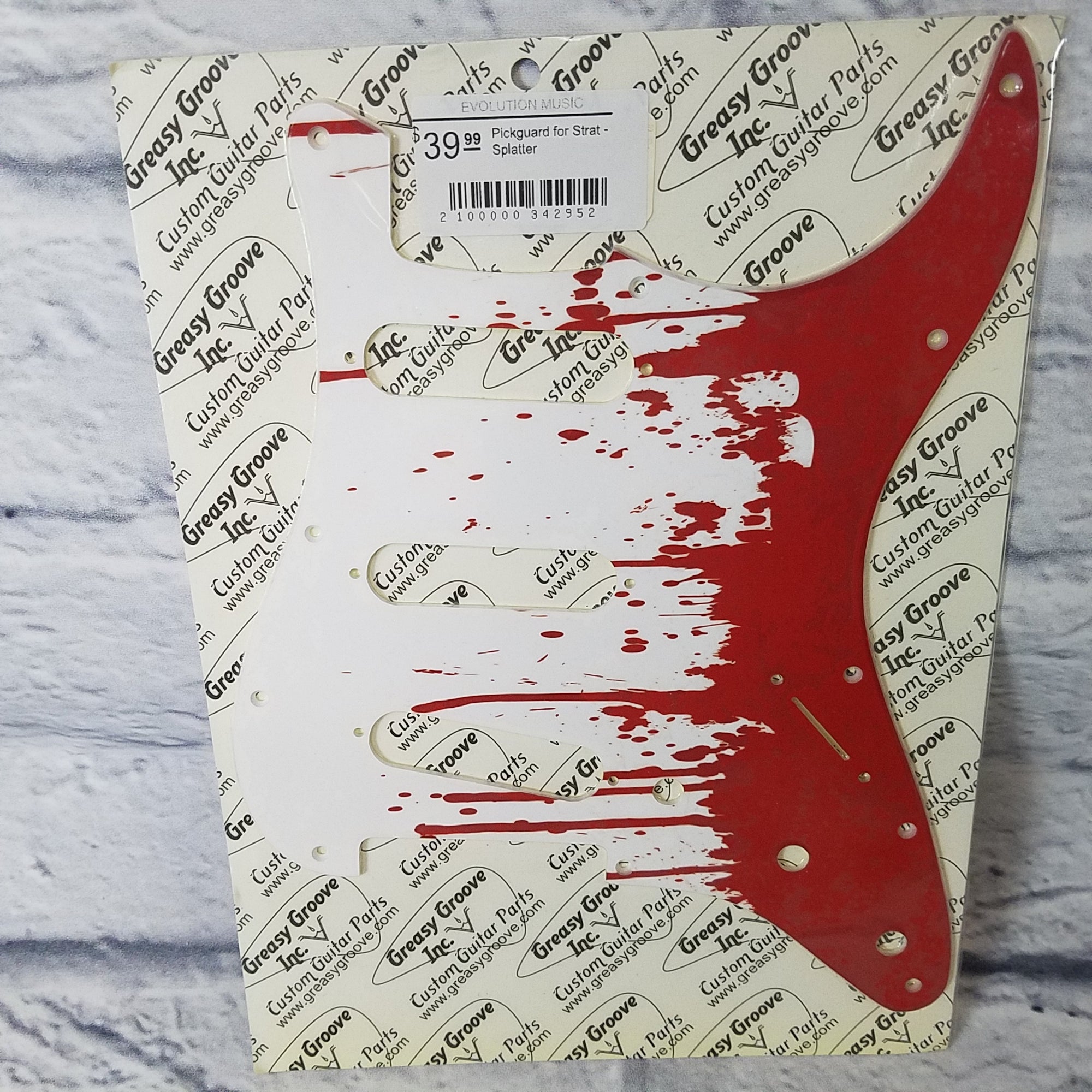 Pickguard for Strat - Psych Swirl w/Pickup Overlays