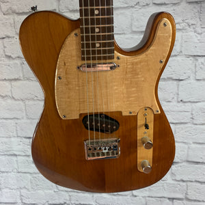 Gatto Tele Style Electric Guitar Natural Finish