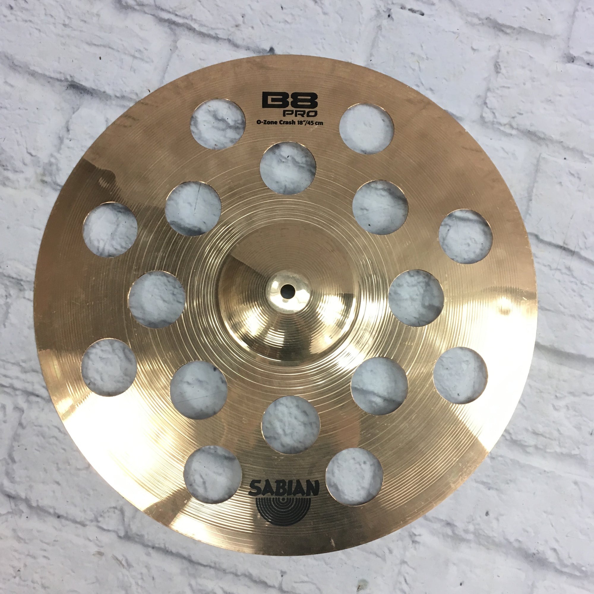 Sabian 18 B8 Pro O-Zone Crash Cymbal