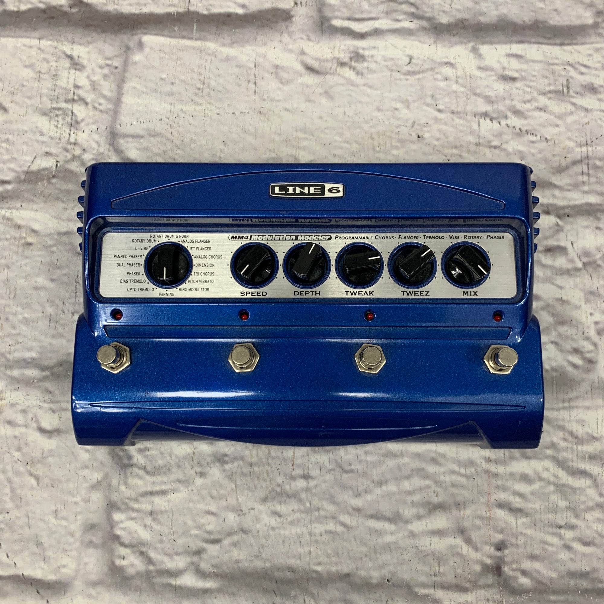 line 6 modulation pedal Line 6 MM4 Modulation Modeler