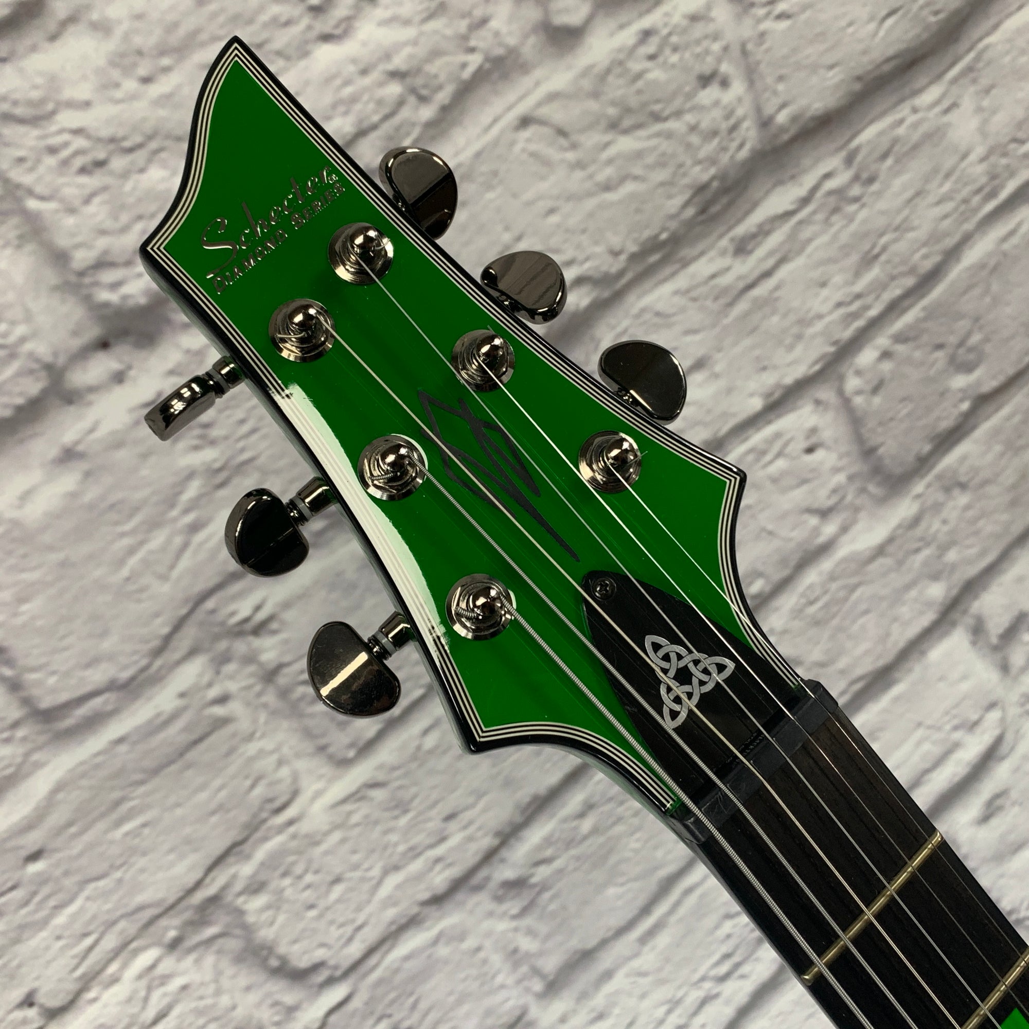 kenny hickey gear Schecter Kenny Hickey C-1 EX S Baritone Guitar Steele Green