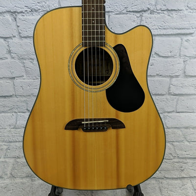 Alvarez RD4102C Natural Acoustic Electric Guitar with Case