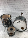 Rogers XP 8 Big R 3pc Drum Kit Midnight Mist