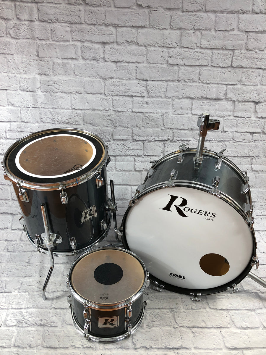 Rogers XP 8 Big R 3pc Drum Kit Midnight Mist