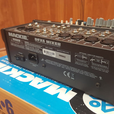 ** Mackie DFX 6-Channel Mixer