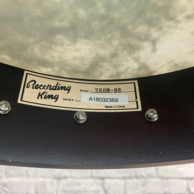 Recording King RKOH-06 Banjo