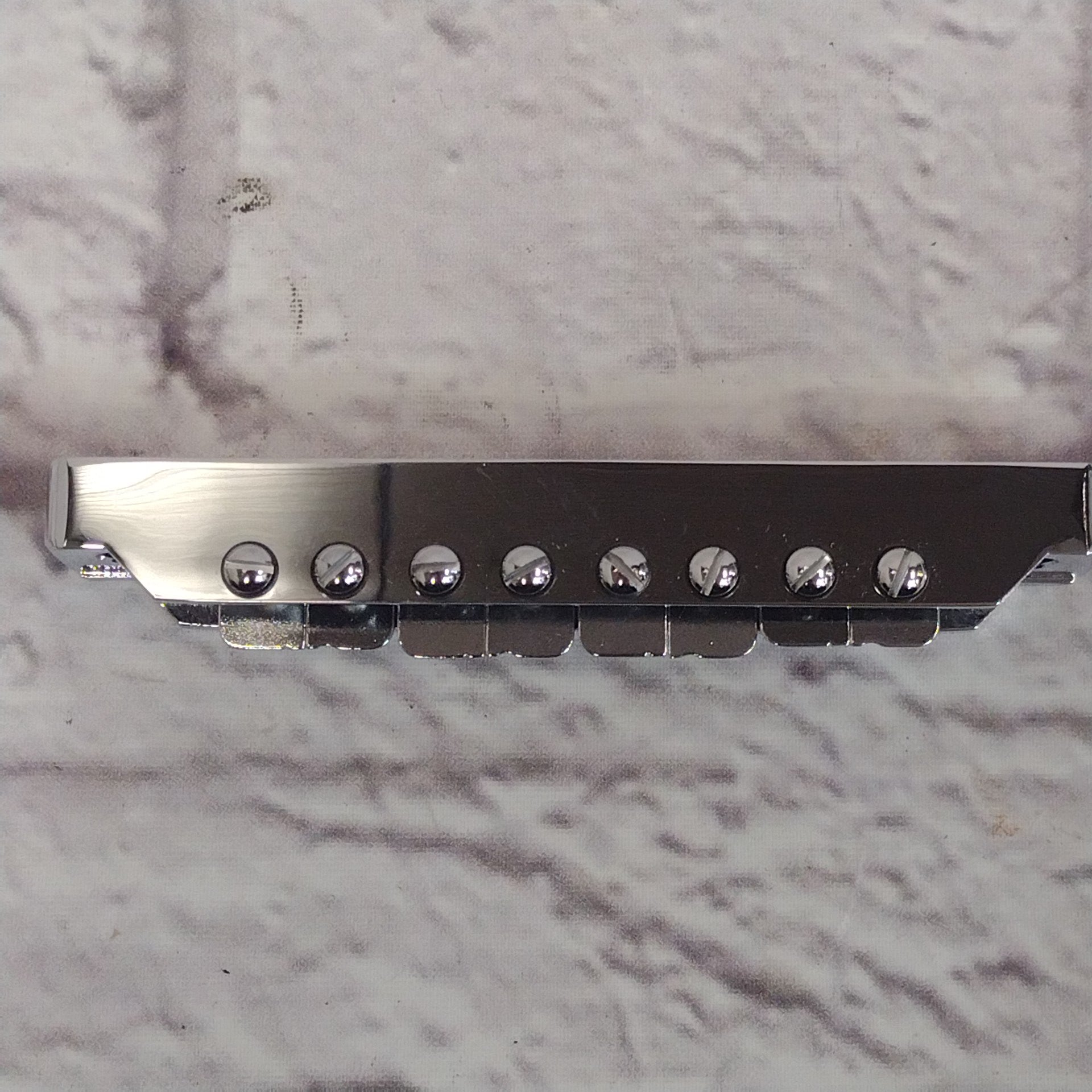 Unknown 8 String Chrome Bass Bridge