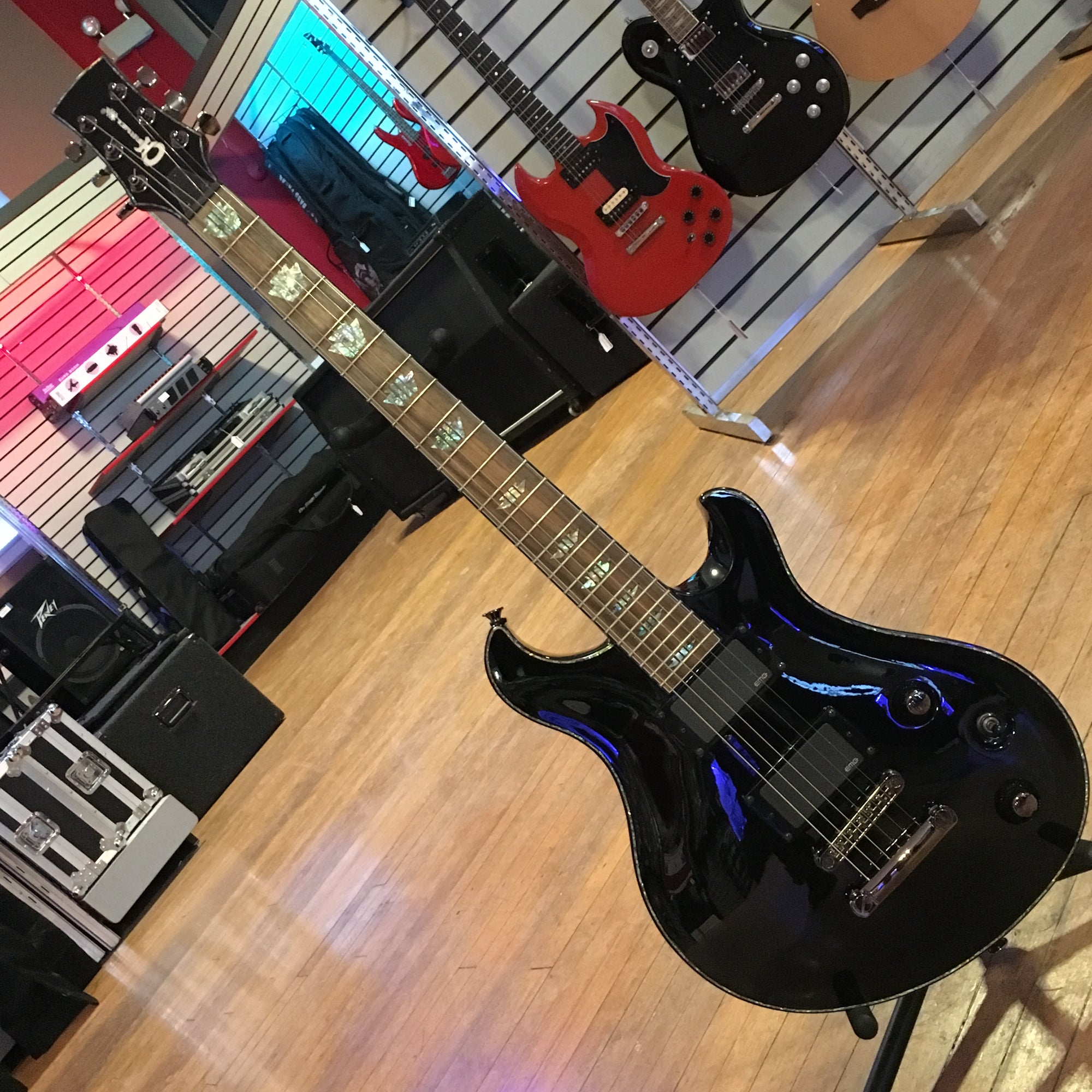 Charvel Desolation DC-1 ST Electric Guitar with Black Finish