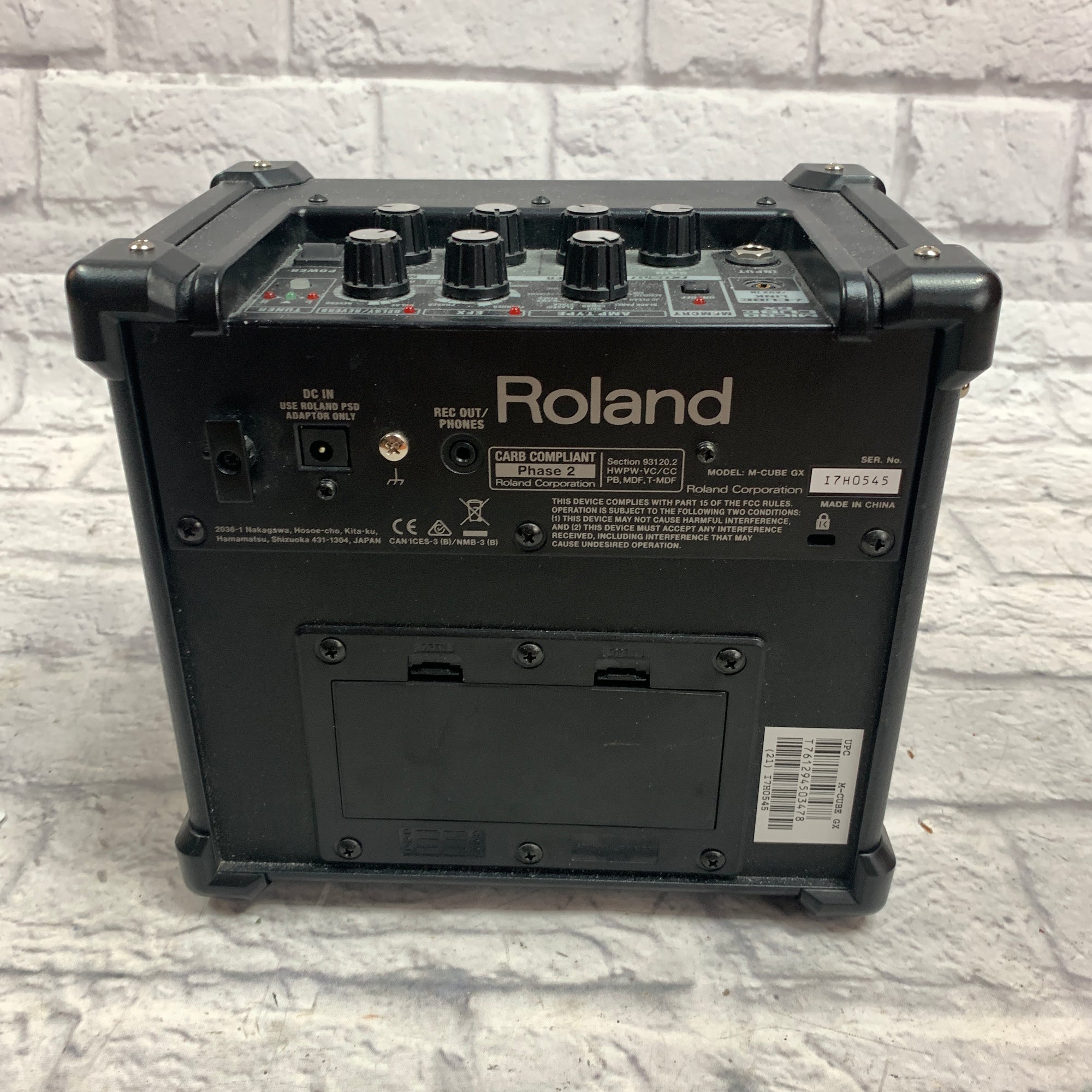 Roland Micro Cube GX Battery Powered Mini Guitar Combo Amp