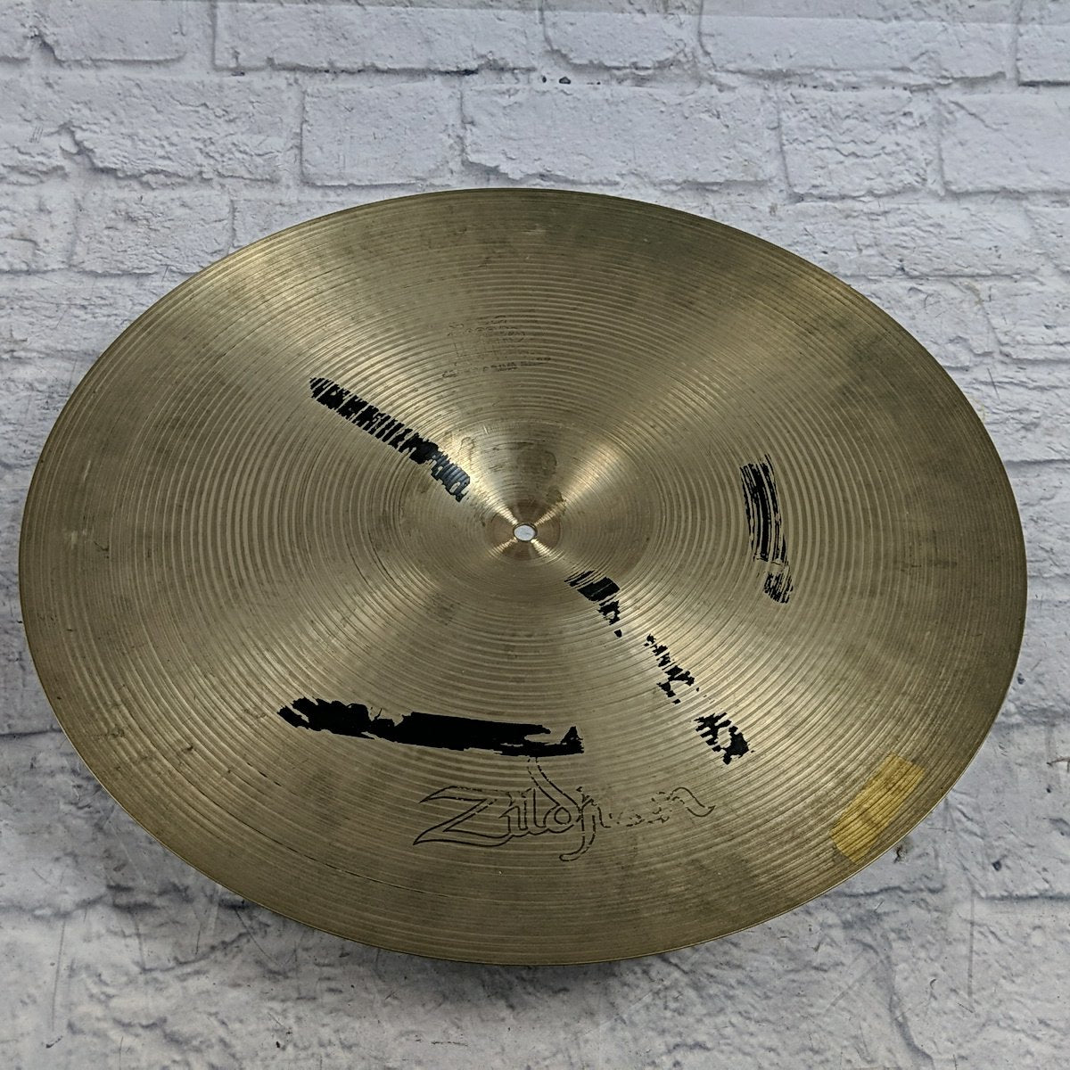 Zildjian 21 Ride Hollow Logo 1970s