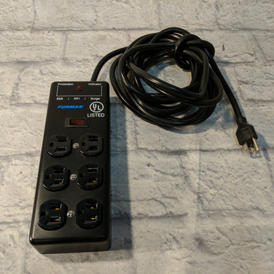 Furman SS-6B Pro Surge Supressor 6-Outlet Power Strip w/15' Cord