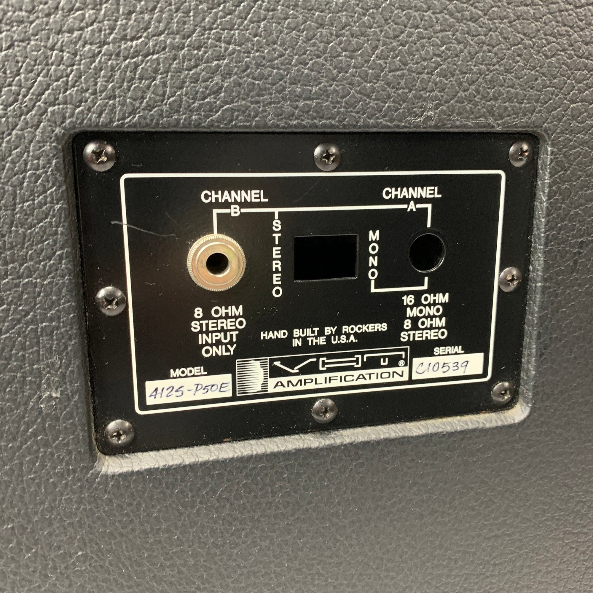 VHT  P501 4x12 Guitar Cabinet w/ Celestion G12T-75 Speakers