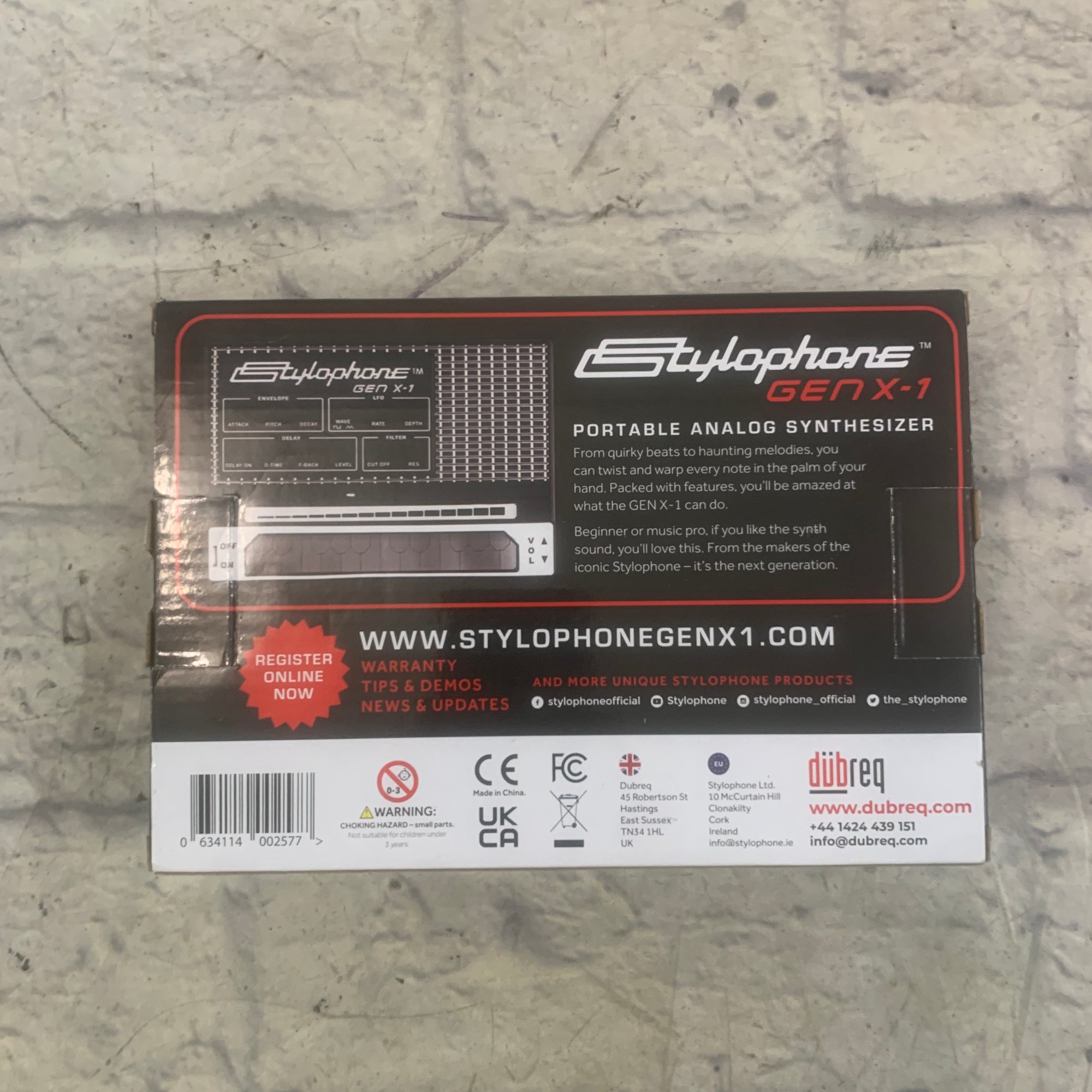 Dubreq Stylophone Gen x-1 Portable Analog Synth