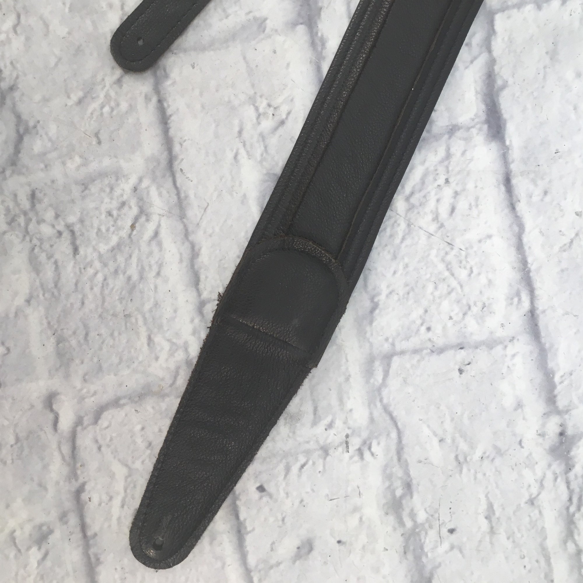 Artist Showcase Leather Guitar Strap Viceroy II (Medium Thick Dk Brown)
