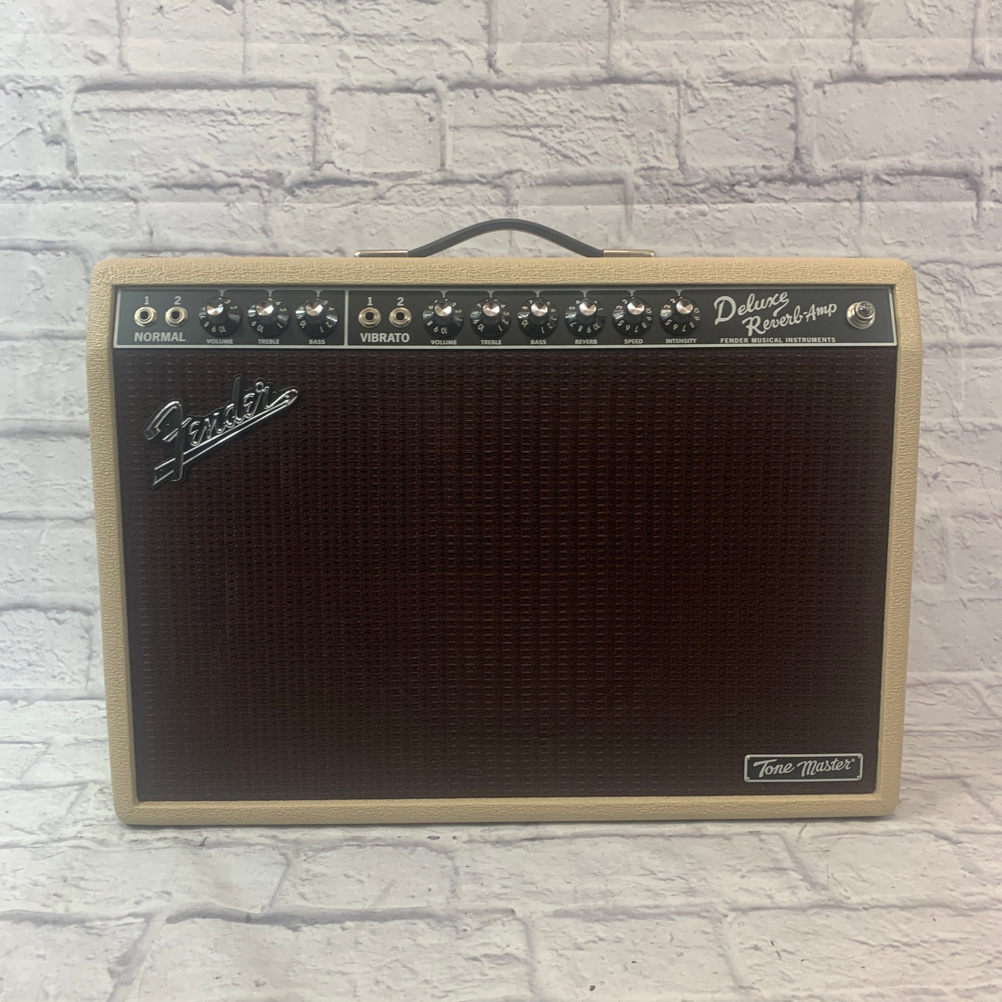 Fender Tone Master Deluxe Reverb Blonde w/ Cover