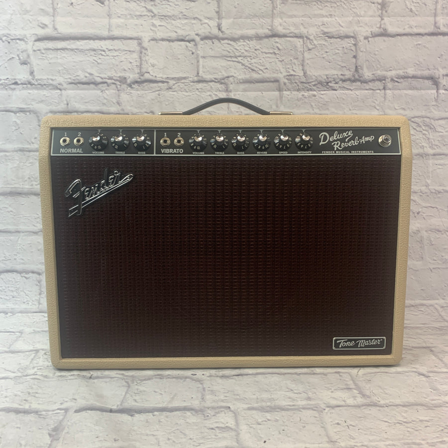 Fender Tone Master Deluxe Reverb Blonde w/ Cover