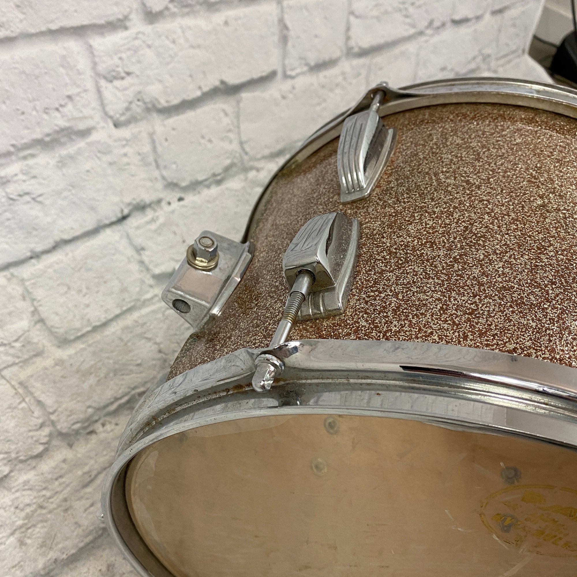 Vintage 70s Ludwig 9 x 13 Champagne Sparkle Rack Tom