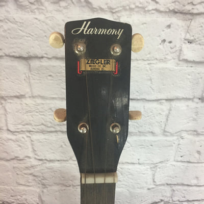 Harmony H950 4-String Archtop Tenor Acoustic Guitar