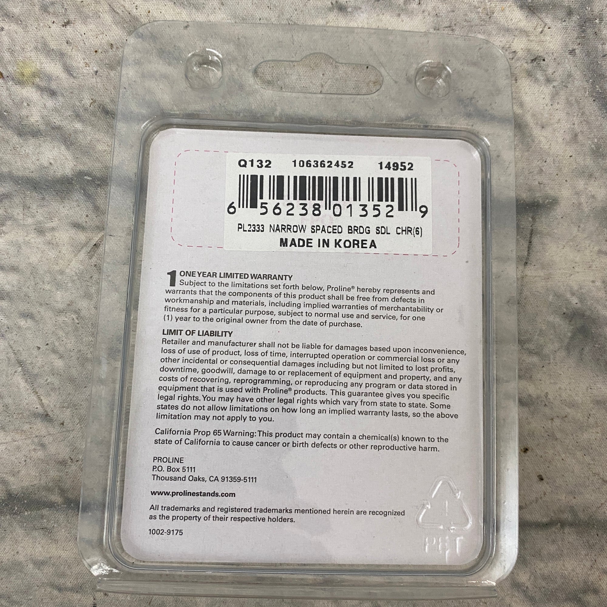 Proline Narrow Spaced Bridge Saddles (6)