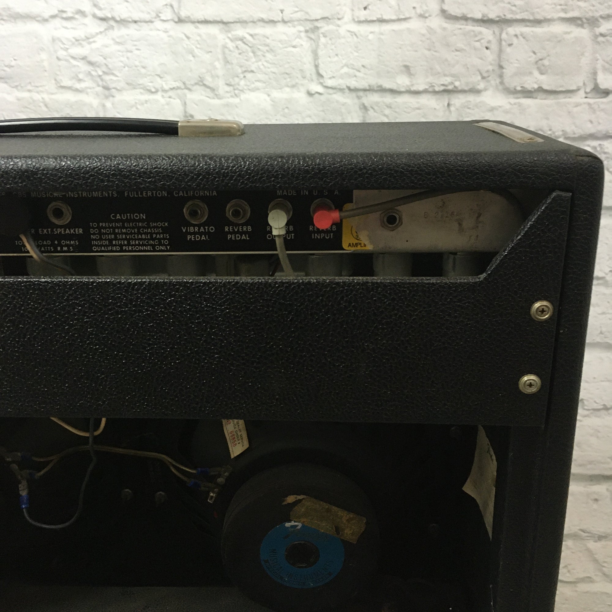 1976 Fender Twin Reverb "Silverface" Combo Amp w/ Original Cover