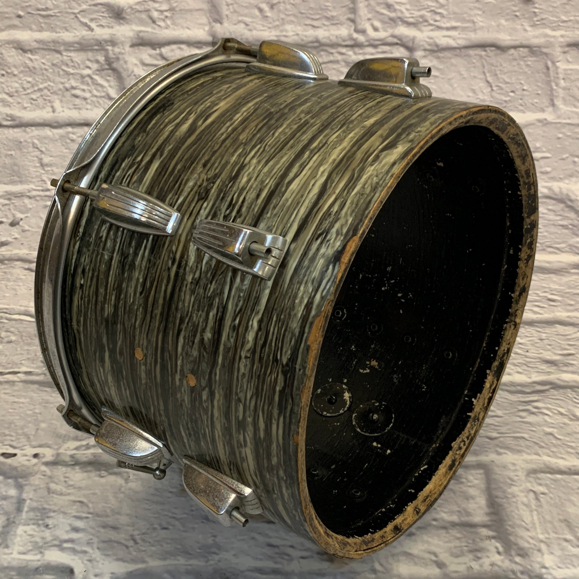 1960s Ludwig 13in Rack Tom Black Oyster Pearl