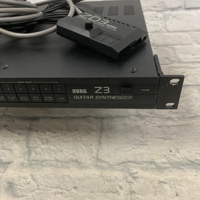Korg Z3 Guitar Synthesizer 24 Pin Guitar Synth Sound Module  w/ ZD3 Pickup -- New Old Stock!