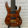 Ibanez SIX28FDBG-NT S Iron Label Deluxe Series HH Bubinga Top 8-String Electric Guitar w/ Hard Case