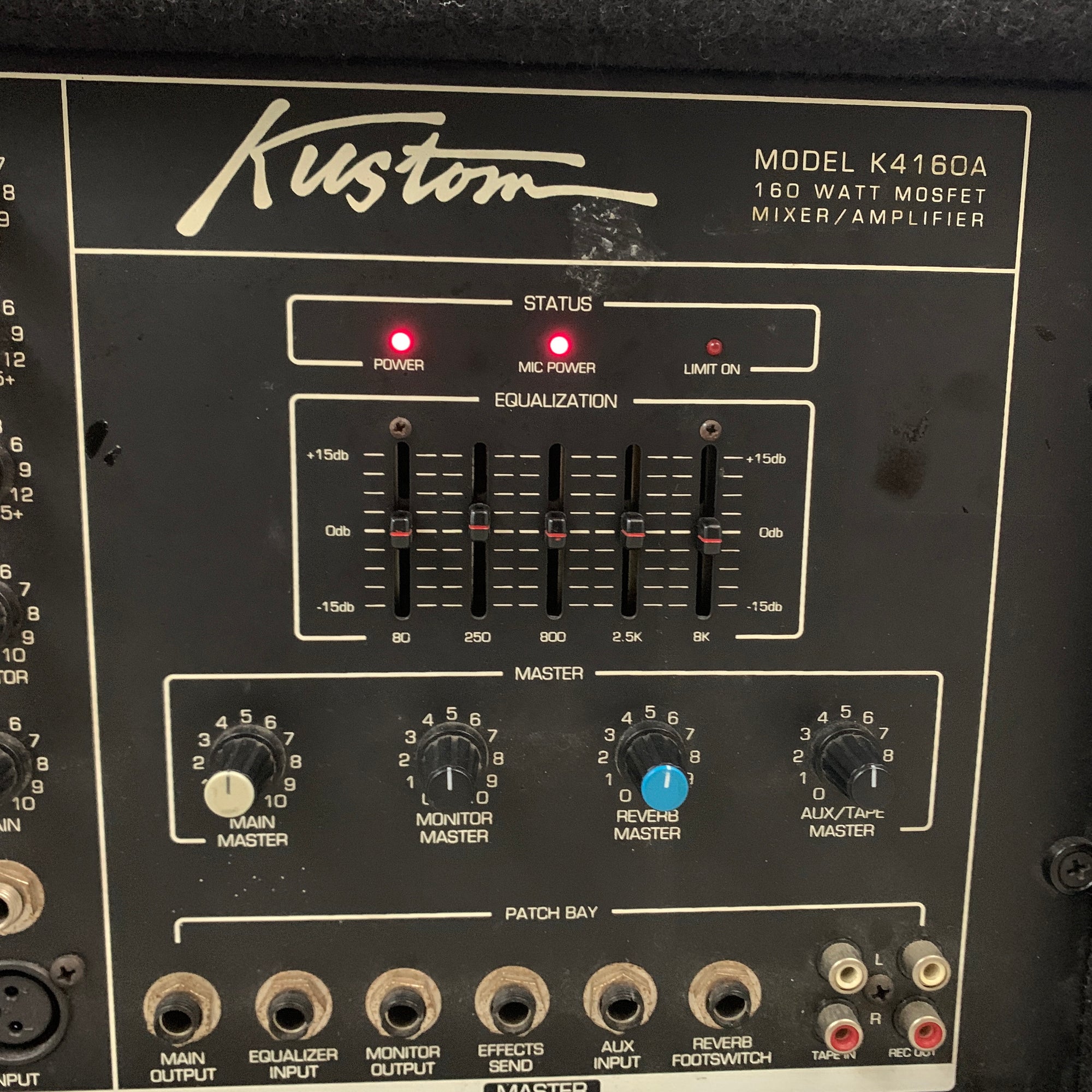 Kustom K4160A Powered Mixer AS IS