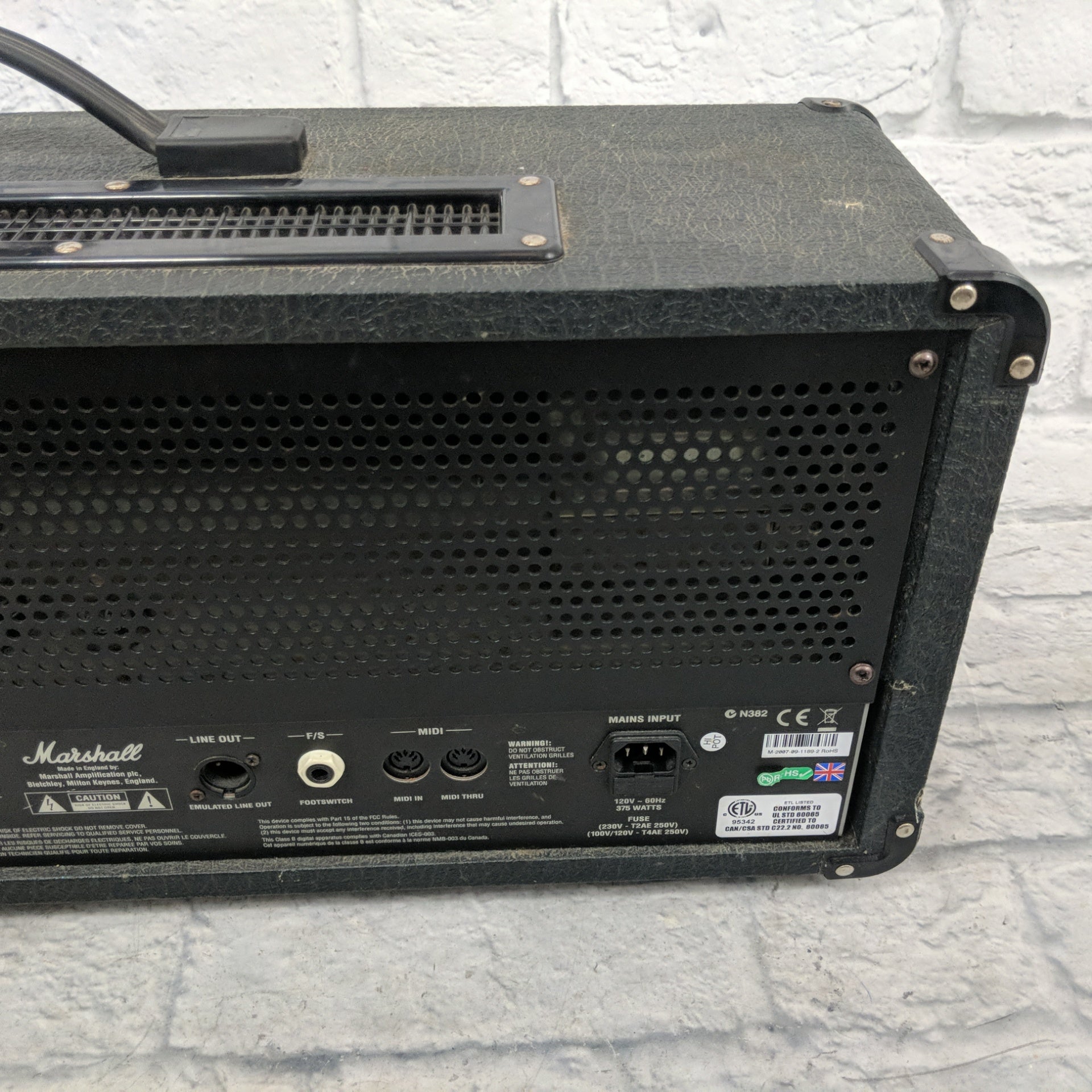 Marshall JVM 410H 100W Guitar Head w/ footswitch