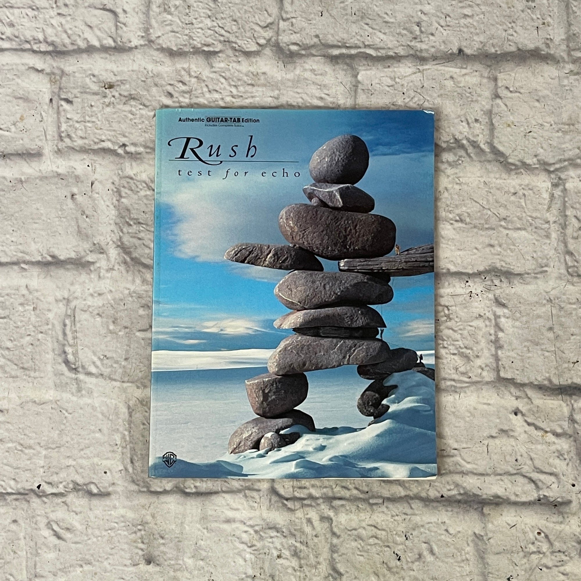 Rush Test For Echo Guitar Tab Song Book 1997 Paperback