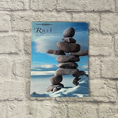 Rush Test For Echo Guitar Tab Song Book 1997 Paperback