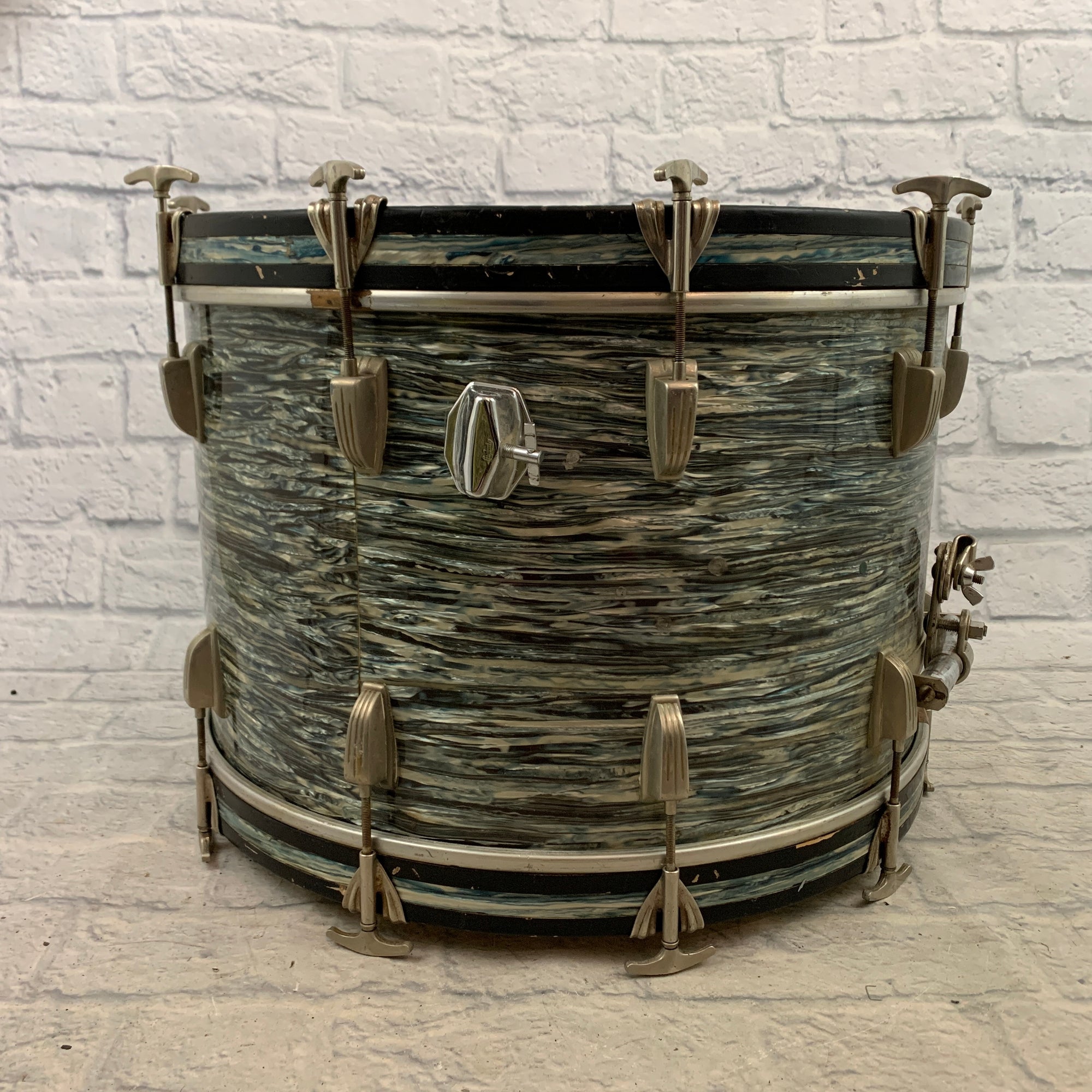 WFL Super Classic 14" x 22" Bass Drum - Blue Oyster Pearl