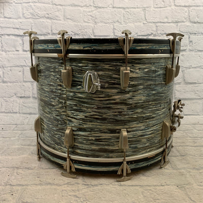WFL Super Classic 14" x 22" Bass Drum - Blue Oyster Pearl