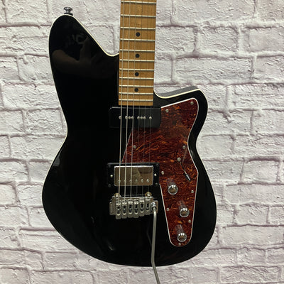 Reverend Double Agent Black Electric Guitar