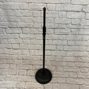 Musicians Gear Straight Round Base Mic Stand
