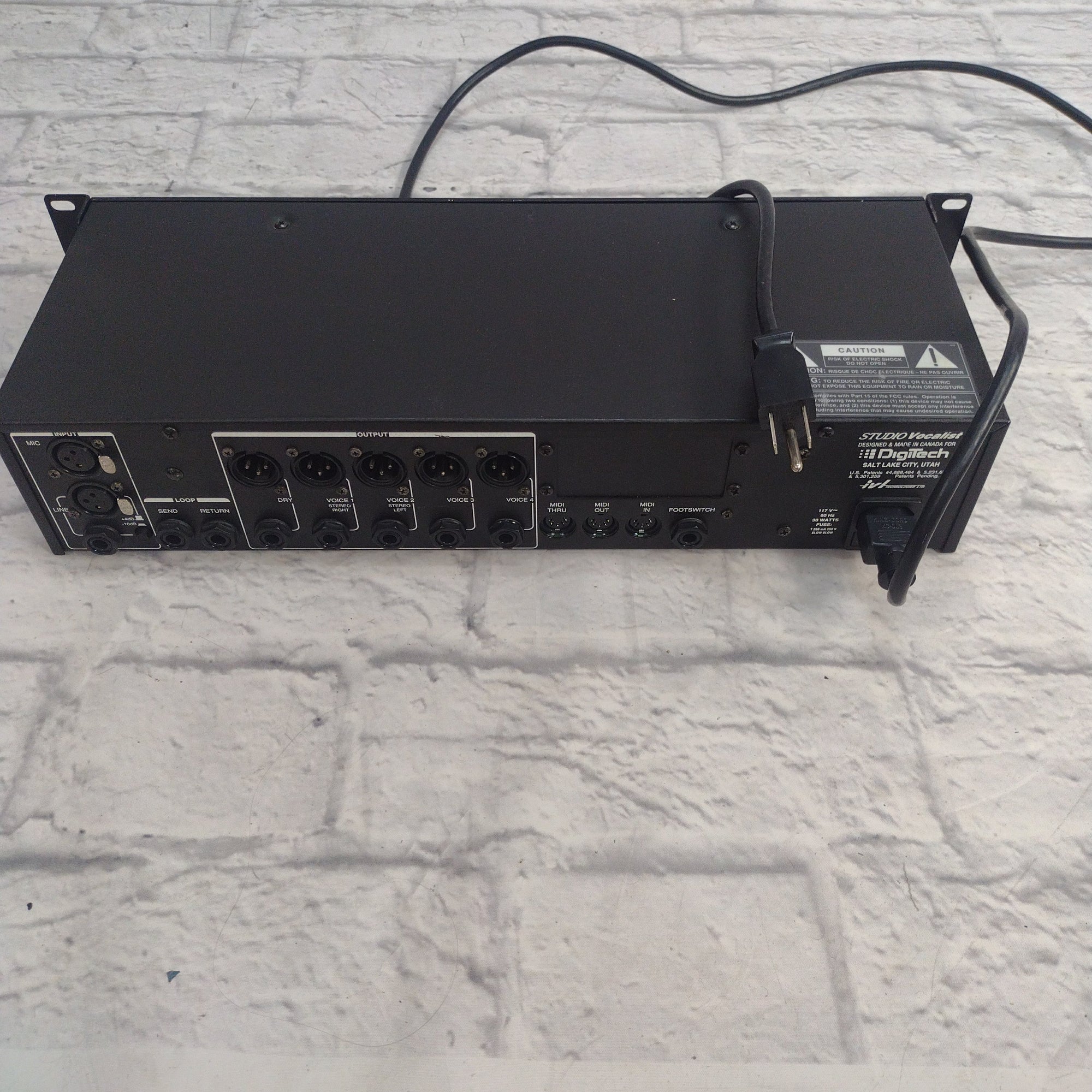 Digitech Studio Vocalist Vocal Harmony Processor Rack Evolution Music