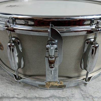 ** Vintage 60s Slingerland 14x5.5 Snare in Brushed Aluminum