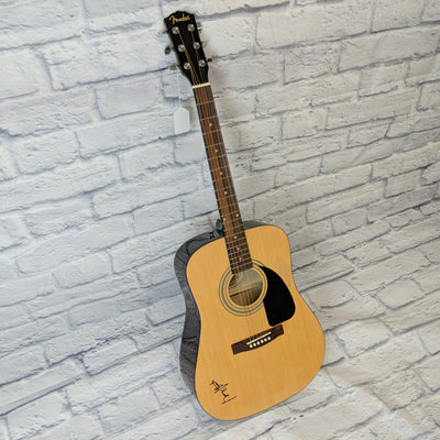 Fender FA-100 Acoustic Guitar  signed by George Strait