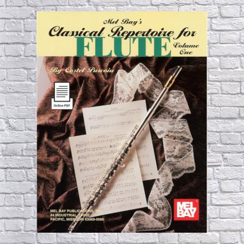 Classical Repertoire for Flute Volume One - by Costel Puscoiu
