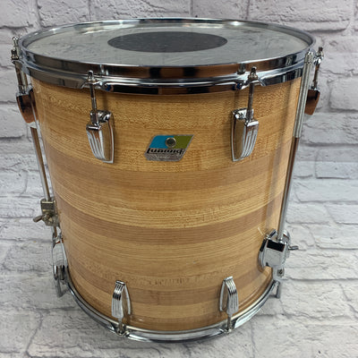 Vintage Ludwig 16 Butch Block Floor Tom Blue & Olive
