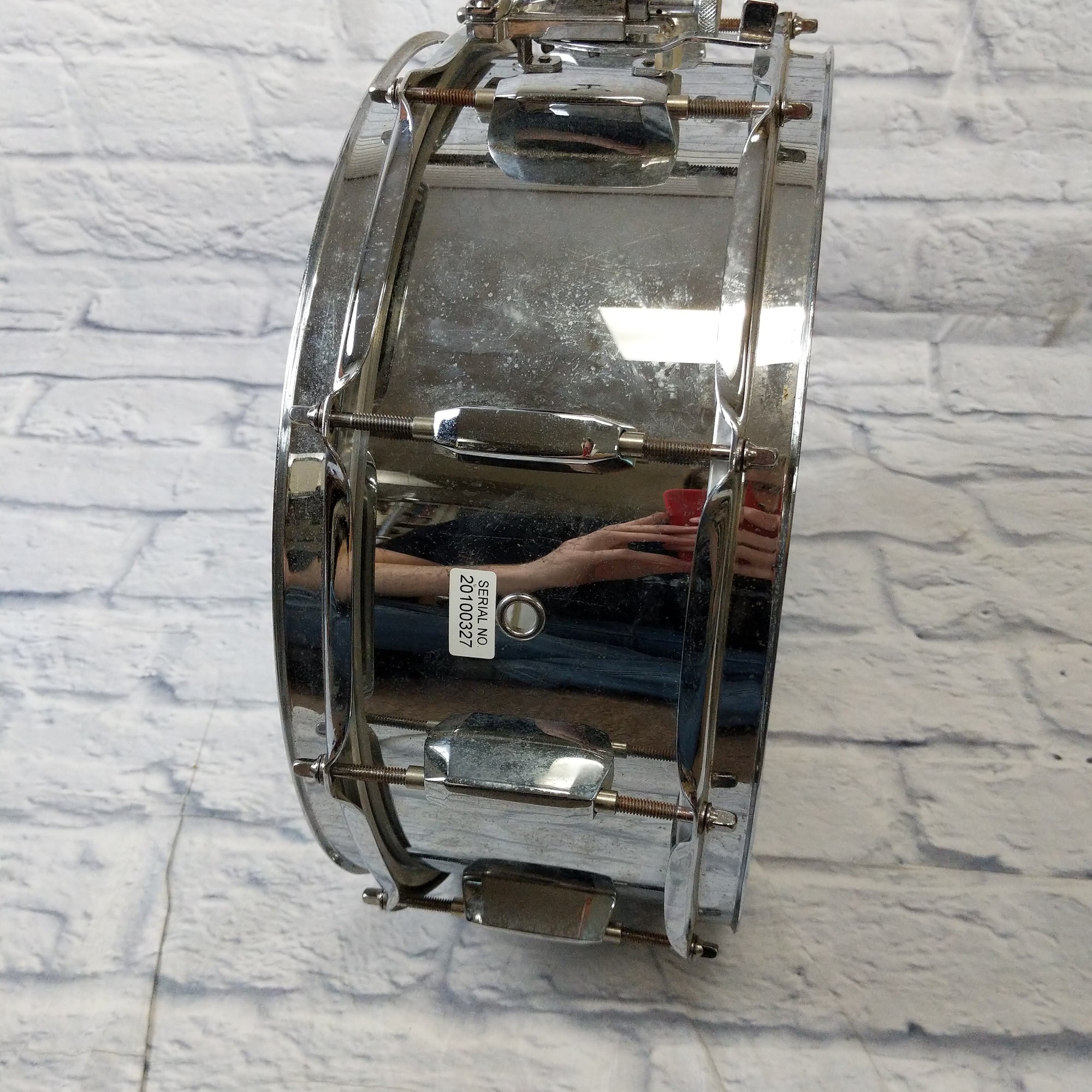 Pearl Steel Shell Snare Drum