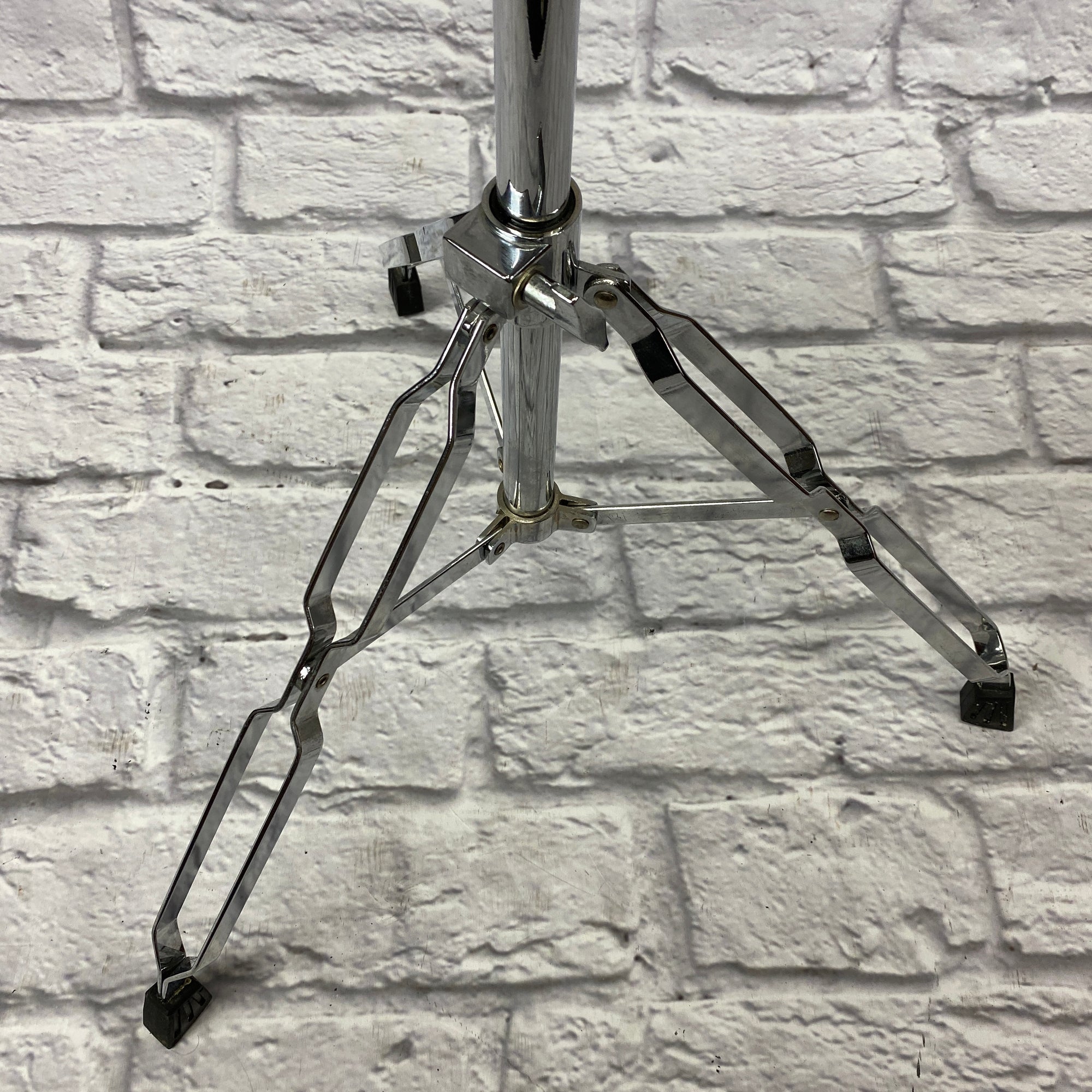 Chrome Double Braced Straight Cymbal Stand