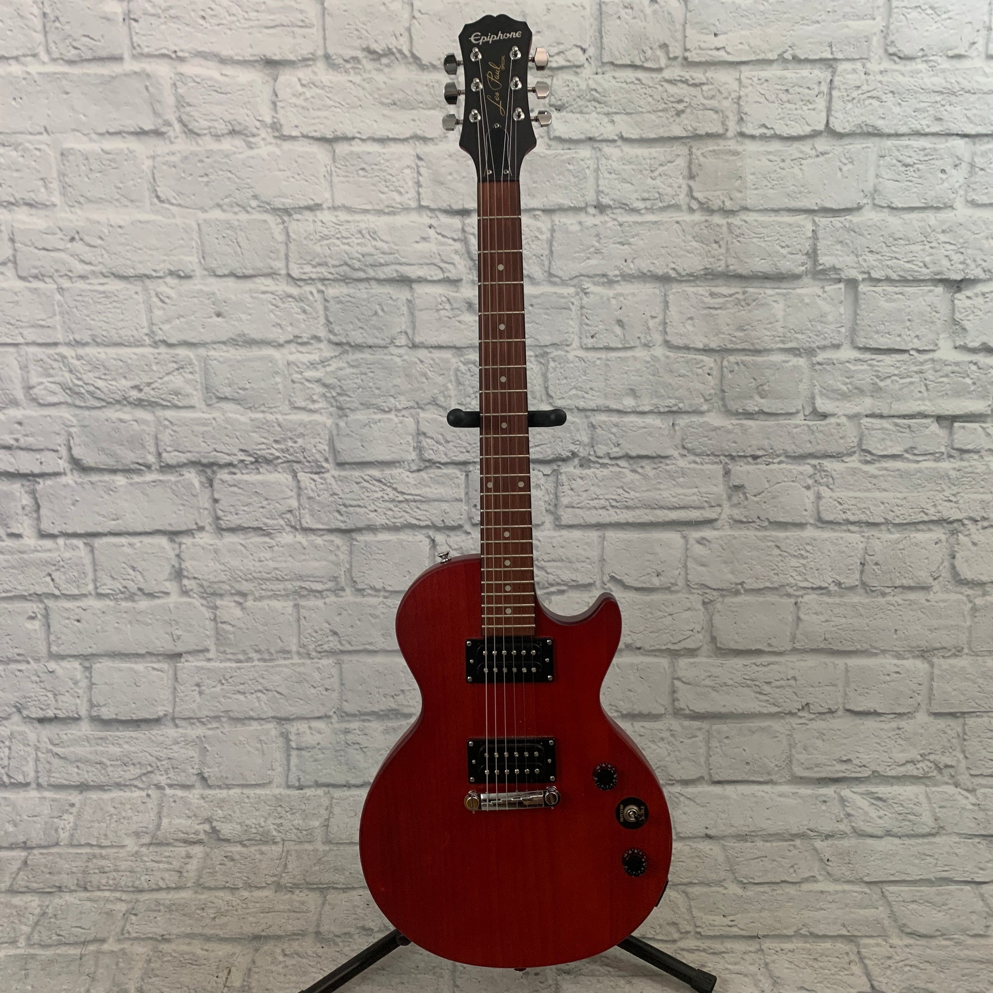 【Epiphone】 Les Paul 赤 Epiphone Les Paul Standard Plus-top Pro w/Coil Tap ワイン