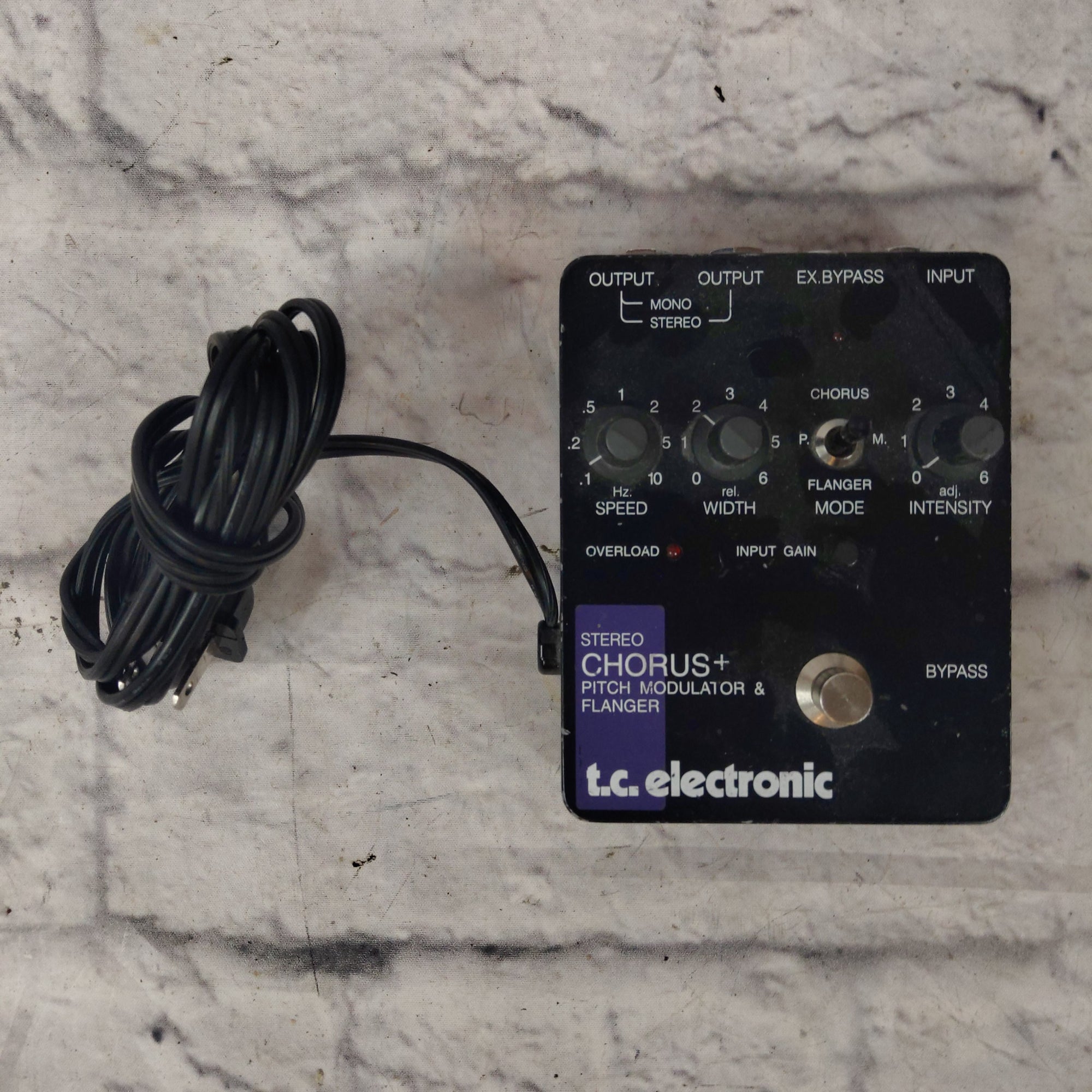 TC Electronic Stereo Chorus+ Pitch Modulator Flanger Modulation Pedal