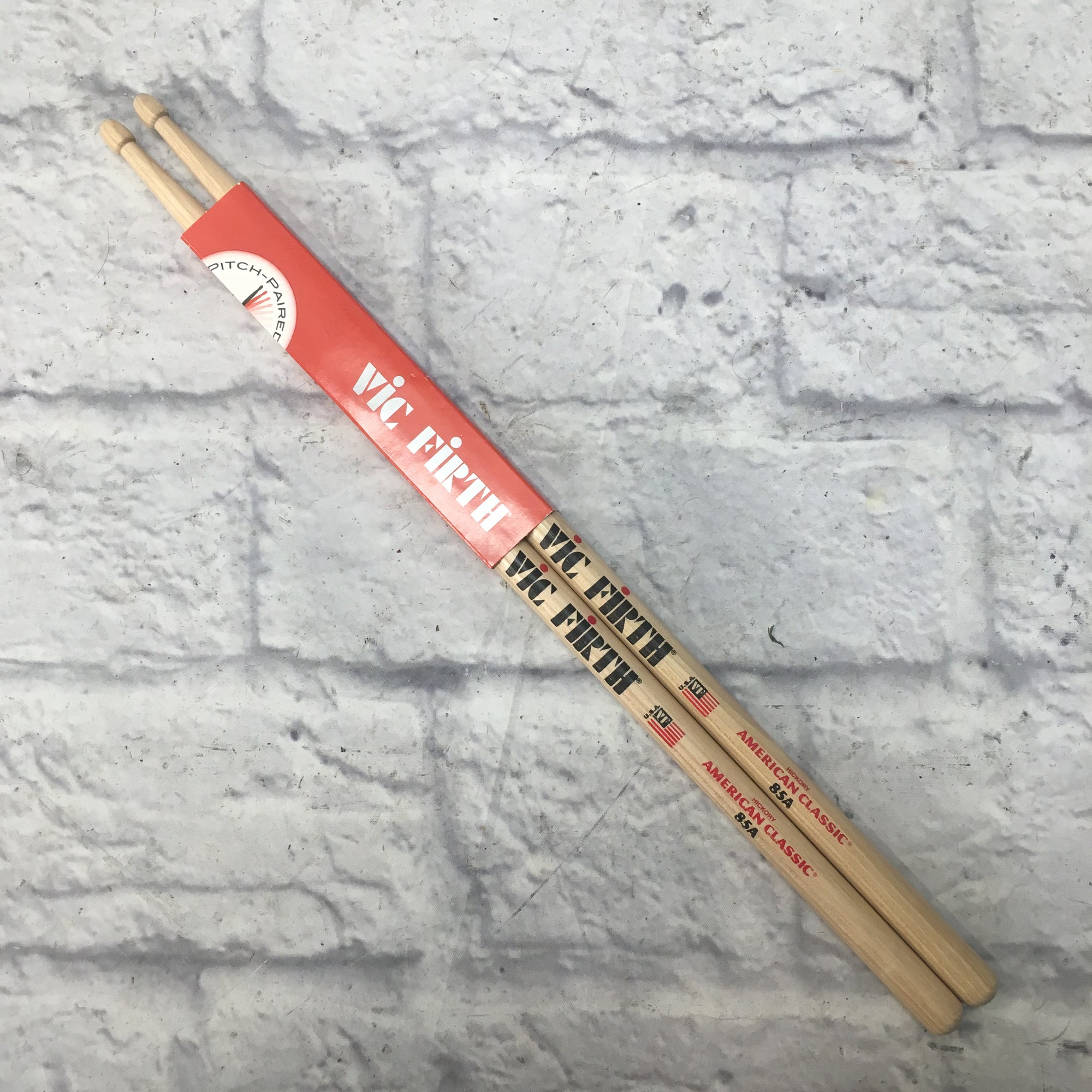 Vic Firth 85A Hickory Wood Tip Drum Sticks