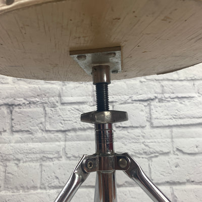 Vintage Slingerland White Drum Throne